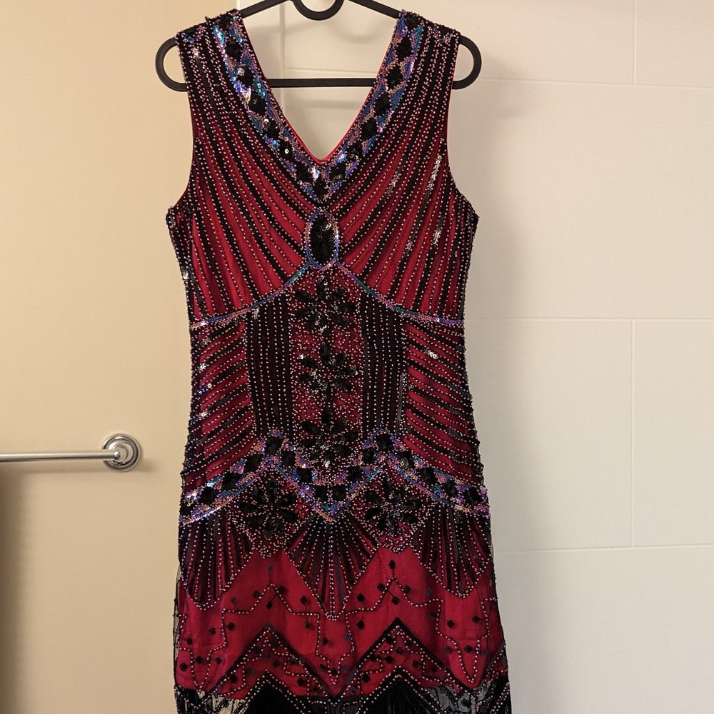 50's style flapper dress